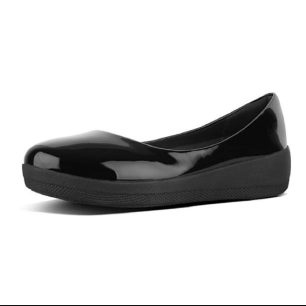 NWT Fitflop Patent Superballerina Shoes